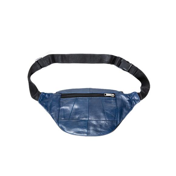 Leather Fanny Pack with Multiple Zipper Pockets for Travel & Everyday Use - Picture 2 of 6
